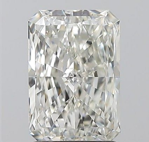 1.7 carat I-SI1 Natūralus Radiant Deimantas (1)