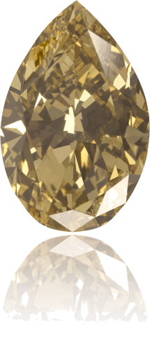 2.61 carat Fancy Dark Yellow-SI2 Natūralus Pear Deimantas (1)
