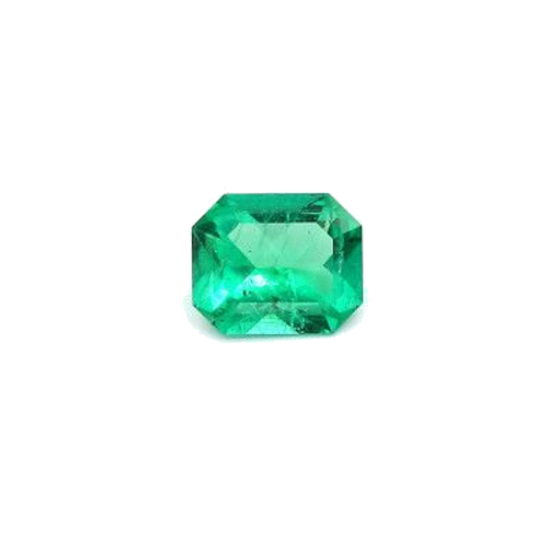 0.72 carat GREEN STEP cut Octagonal Smaragdas (1)