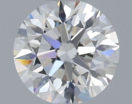 0.42 carat F-VVS1 Excellent cut Natūralus Round Deimantas (1)
