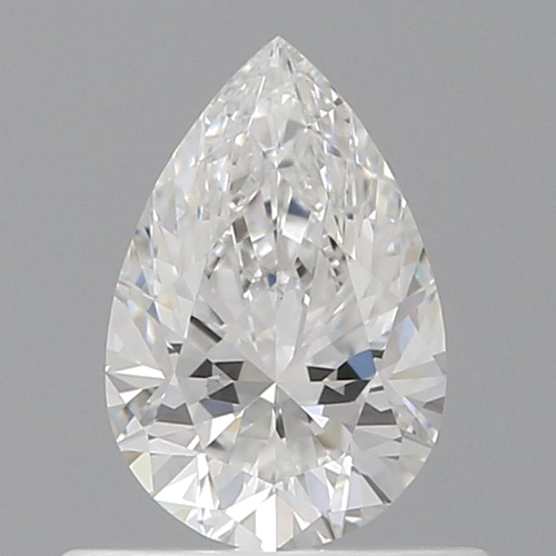 0.5 carat E-VS2 Natūralus Pear Deimantas (1)
