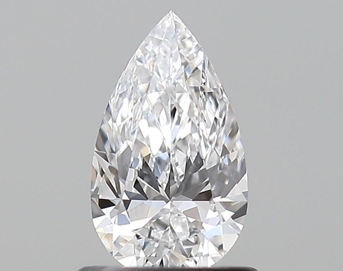 0.7 carat D-VVS2 Natūralus Pear Deimantas (1)