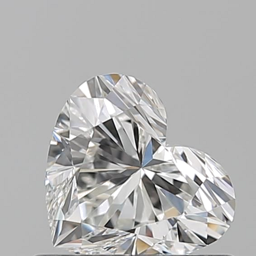 0.59 carat H-VVS2 Natūralus Heart Deimantas (1)