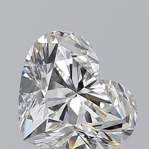 0.9 carat H-VS1 Natūralus Heart Deimantas (1)