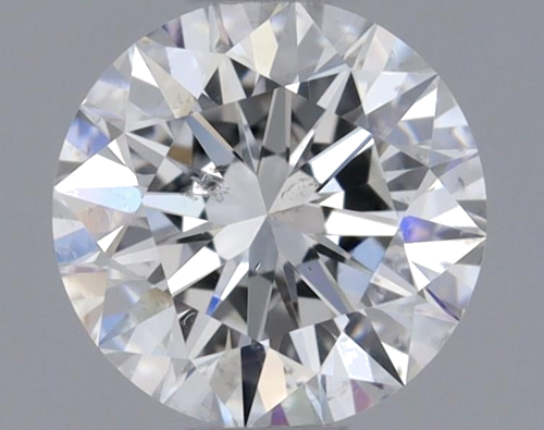 0.4 carat F-SI2 Excellent cut Natūralus Round Deimantas (1)