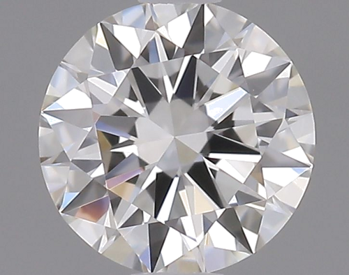 0.37 carat F-VVS1 Excellent cut Natūralus Round Deimantas (1)