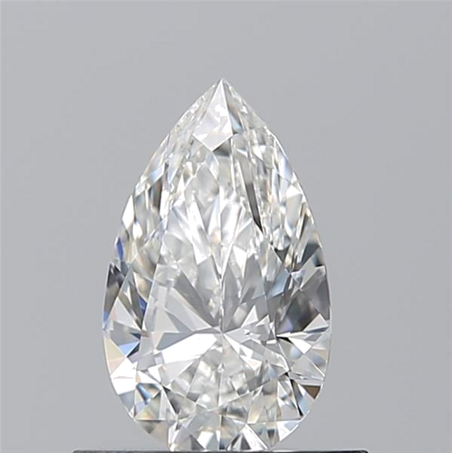 0.63 carat G-VVS2 Natūralus Pear Deimantas (1)
