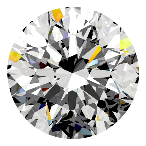0.4 carat E-VVS2 Excellent cut Natūralus Round Deimantas (1)