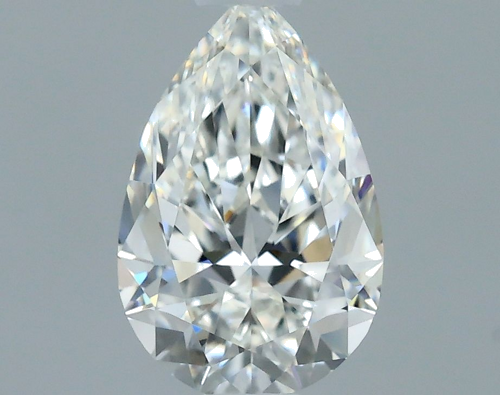 0.52 carat G-VVS1 Natūralus Pear Deimantas (1)