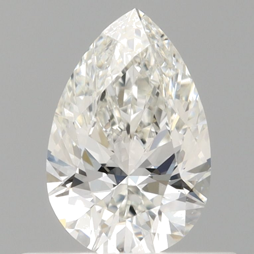 0.51 carat H-SI1 Natūralus Pear Deimantas (1)