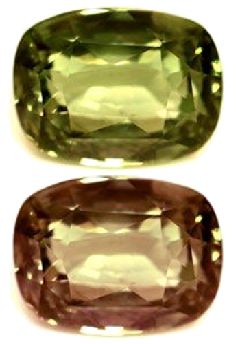 0.64 carat GREEN Cushion Alexandrite (1)
