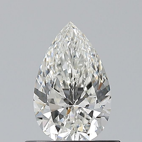 0.6 carat G-VS1 Natūralus Pear Deimantas (1)