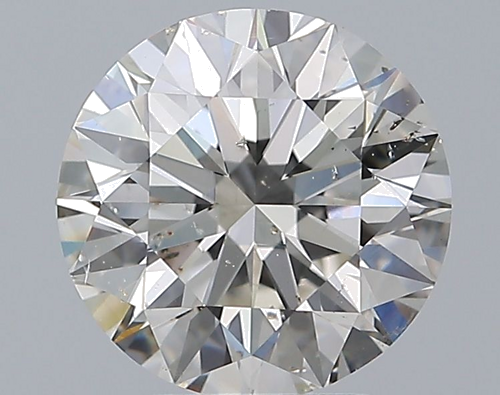 2.81 carat I-SI2 Excellent cut Natūralus Round Deimantas (1)
