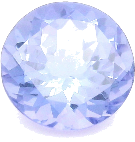 1.03 carat BLUE Round Tanzanite (1)