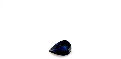 0.43 carat BLUE Pear Safyras (1)