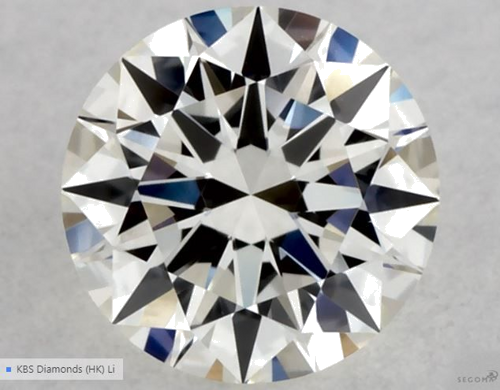 0.3 carat J-VS2 Excellent cut Natūralus Round Deimantas (1)