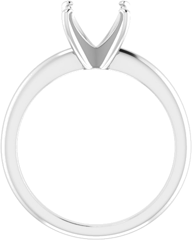 Sužadėtuvių Žiedas „Solitaire“ 585 Baltojo Aukso Square 6mm (2)