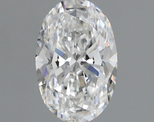 0.6 carat F-VVS2 Natūralus Oval Deimantas (1)