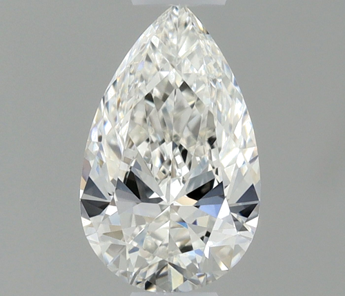0.37 carat H-VVS1 Natūralus Pear Deimantas (1)