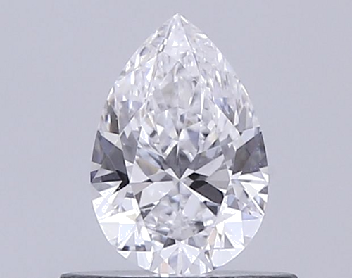 0.5 carat D-VS2 Natūralus Pear Deimantas (1)