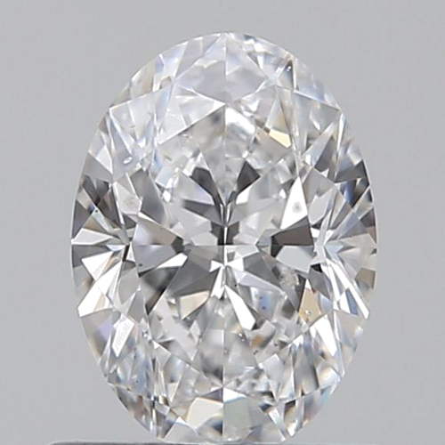 0.6 carat D-SI1 Natūralus Oval Deimantas (1)