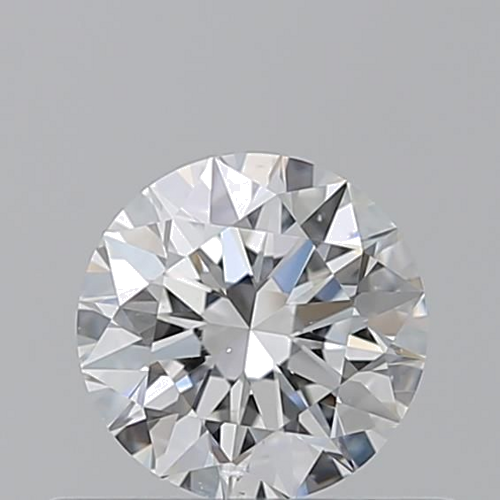 0.5 carat F-SI1 Excellent cut Natūralus Round Deimantas (1)