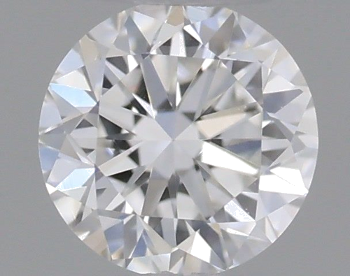 0.19 carat F-VVS2 GD cut Natūralus Round Deimantas (1)
