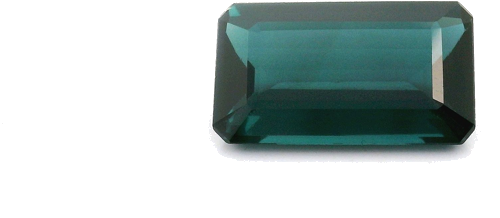 6.57 carat BLUE STEP cut Octagonal Tourmaline (1)