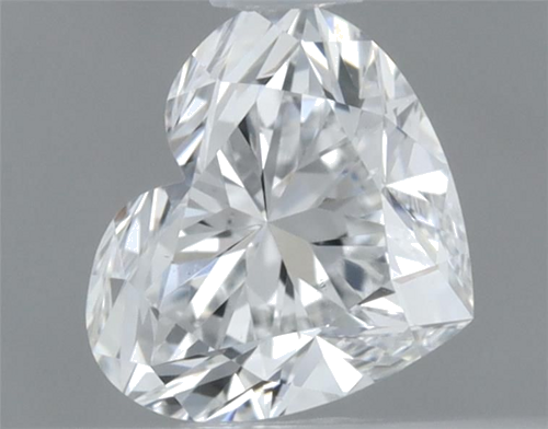 0.61 carat F-VS2 Natūralus Heart Deimantas (1)