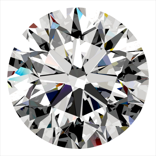 0.3 carat F-VVS2 Very Good cut Natūralus Round Deimantas (1)