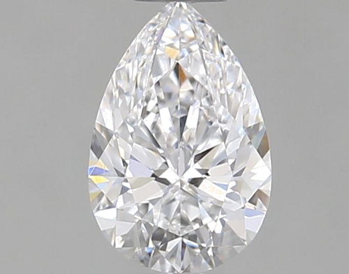 0.5 carat D-VS1 Natūralus Pear Deimantas (1)
