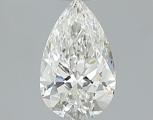 0.53 carat H-SI1 Natūralus Pear Deimantas (1)