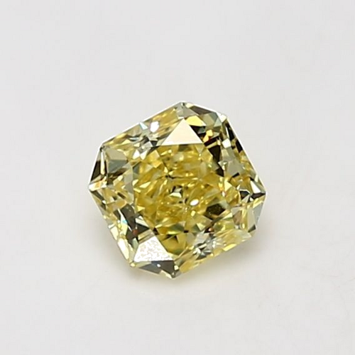 0.58 carat Fancy Intense Yellow-VVS1 Natūralus Radiant Deimantas (1)