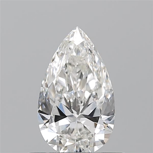 0.6 carat G-IF Natūralus Pear Deimantas (1)