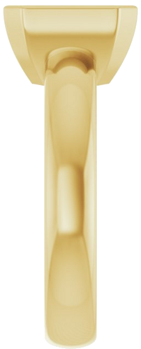 Sužadėtuvių Žiedas „Bezel-Set Solitaire“ 14k yellow gold Emerald 8mm x 6mm (4)
