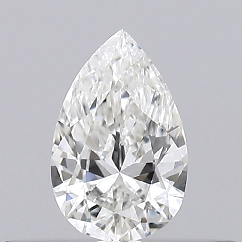0.18 carat I-VS2 Natūralus Pear Deimantas (1)
