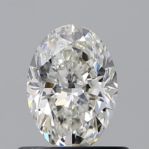 0.6 carat G-VVS2 Natūralus Oval Deimantas (1)