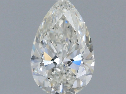 0.51 carat H-SI1 Natūralus Pear Deimantas (1)