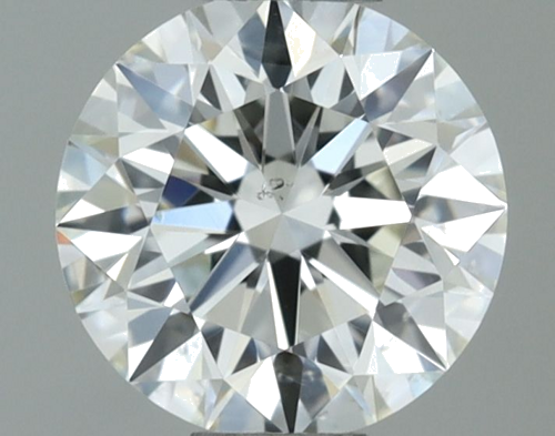 0.53 carat J-SI1 Excellent cut Natūralus Round Deimantas (1)