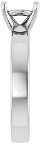 Sužadėtuvių Žiedas „Solitaire“ 585 Baltojo Aukso Oval 9mm x 7mm (4)