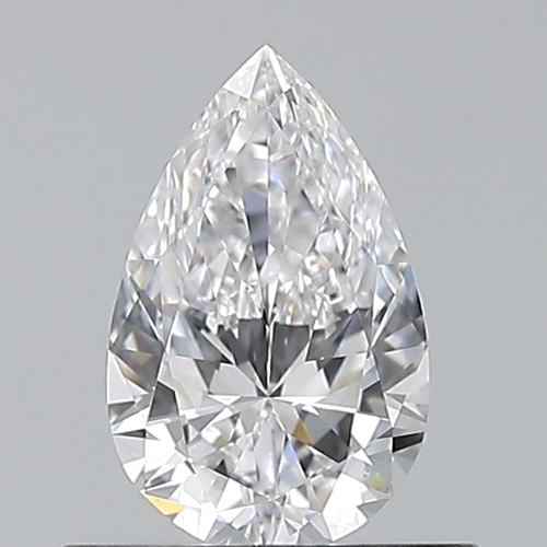 0.5 carat D-VS1 Natūralus Pear Deimantas (1)