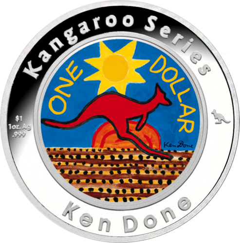 Australian Kangaroos 2009 Silver Coin Set of 3 (2)