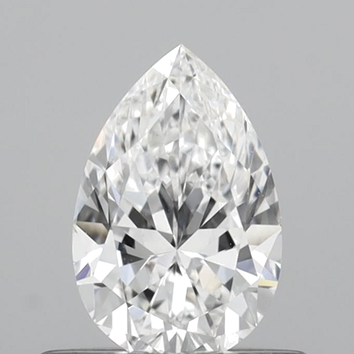 0.51 carat D-VS2 Natūralus Pear Deimantas (1)