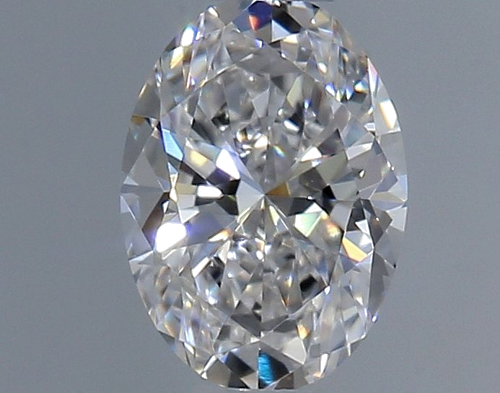 0.4 carat E-VVS1 Natūralus Oval Deimantas (1)