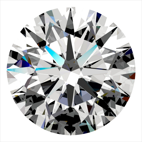 0.4 carat F-VVS1 Excellent cut Natūralus Round Deimantas (1)