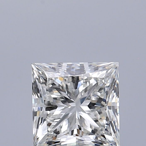 0.7 carat G-VVS2 Natūralus Princess Deimantas (1)