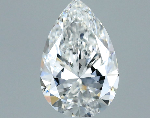 0.4 carat F-VS1 Natūralus Pear Deimantas (1)
