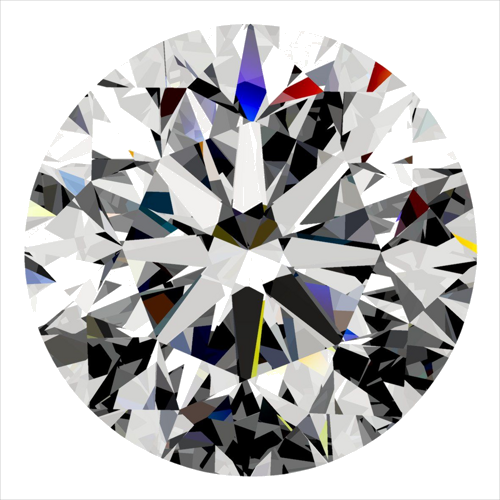 0.4 carat E-IF Very Good cut Natūralus Round Deimantas (1)
