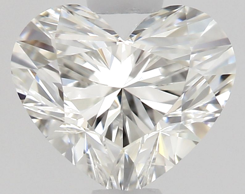 0.6 carat G-VVS1 Natūralus Heart Deimantas (1)