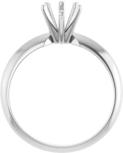 14K White 9x5.5 mm Pear Engagement Ring Mounting (2)